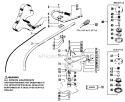 Page B Diagram and Parts List for 2615  Weed Eater Trimmer